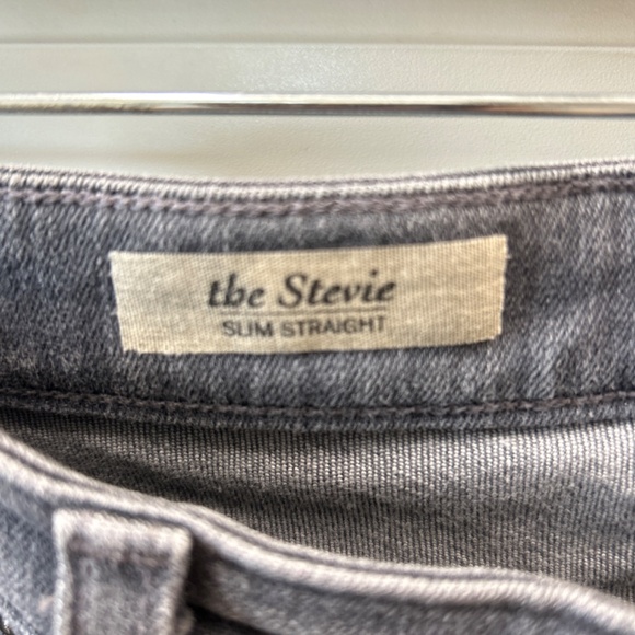 AG grey Stevie slim straight 28R - Picture 2 of 4